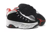 hommes air jordan 9 chaussures 2013 new style noir argent